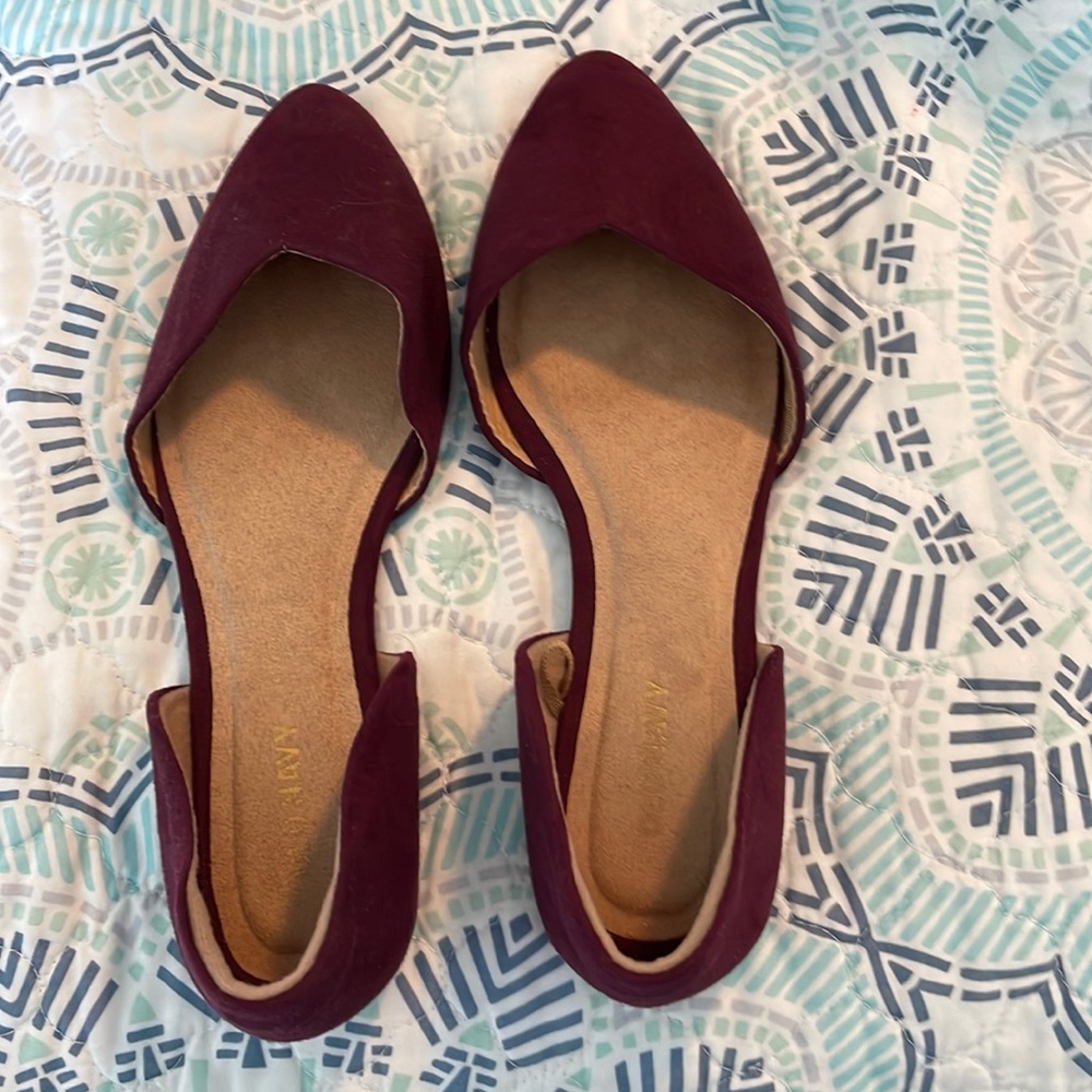 Old navy maroon/dark purple flats